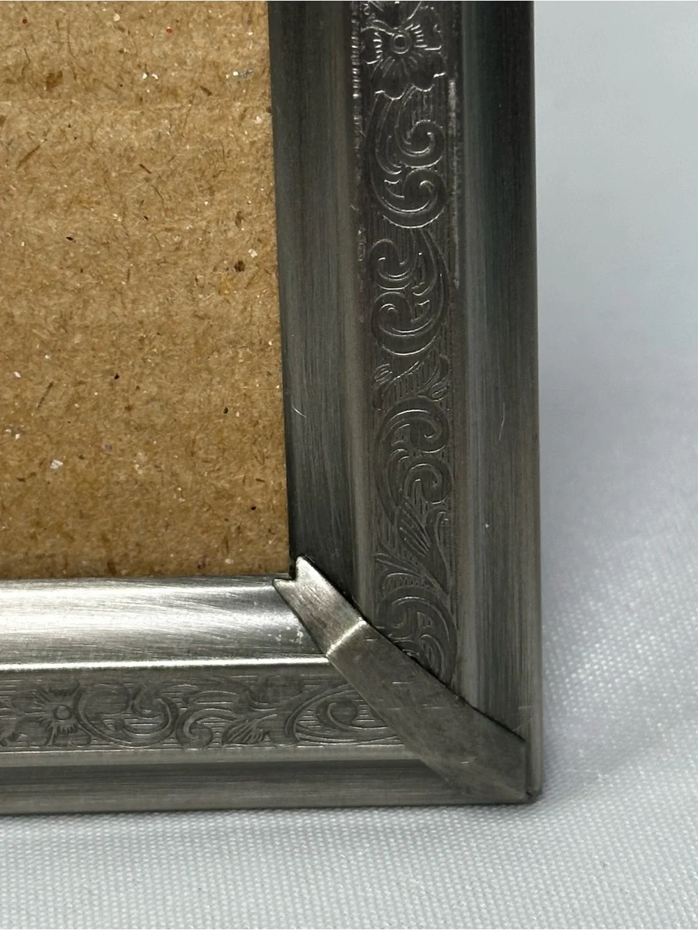 Vintage Frame Embellished Genuine Pewter Finish Photo Picture Frame 4.25 X 6 In